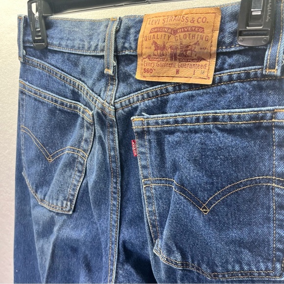 Levi’s 560 Loose Fit Straight Leg Vintage Jeans Womens 8 Mis M 11/00 dated 2612 - Picture 11 of 12
